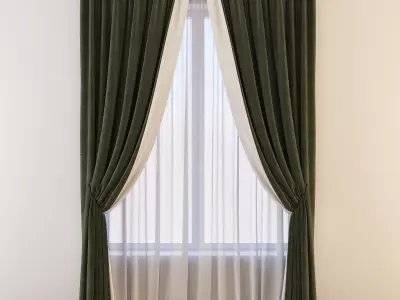 Set 29 Curtains 3D model
