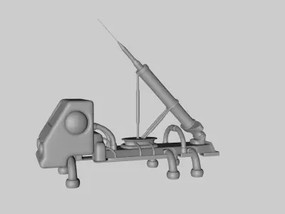 Vaccine Launcher Truck 3D model