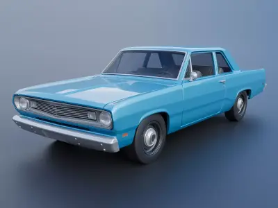 Plymouth Valiant 1970 3D print model