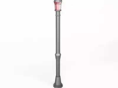 Stand Up Street Light 3D model