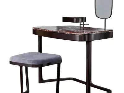 Toilet table Maskara coiffeuse Porada 3d model Low-poly 3D model