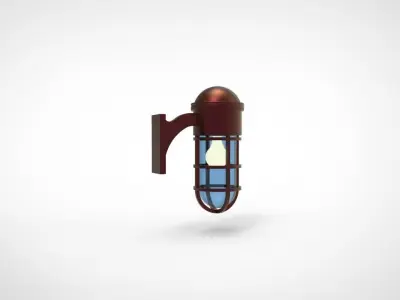 Marine Wall Light 3D model