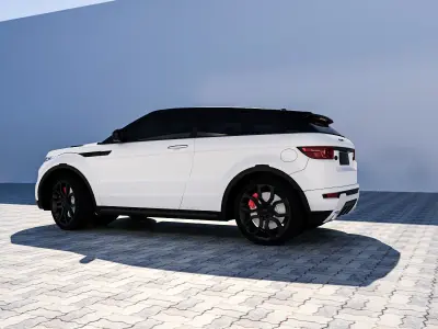 RANGE ROVER EVOQUE Low-poly 3D model