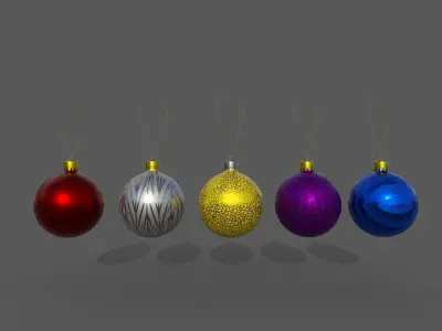 Christmas tree decoration 3D model