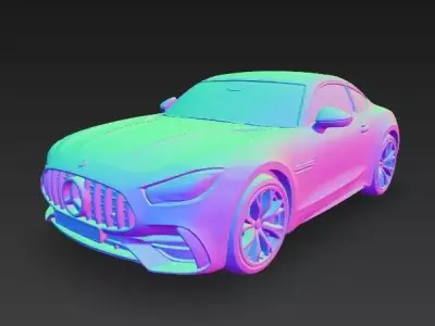Mercedez Benz - GT Coupe 3D print model