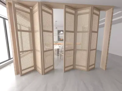 Dinning room 3D and rendering 3D model