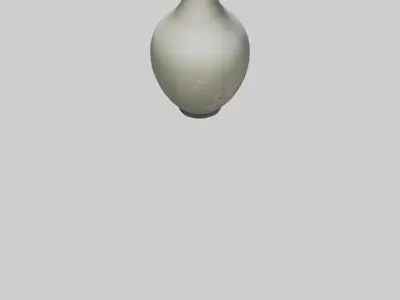 Flower Vase model Low-poly 3D model