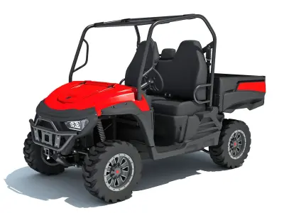 UTV Utility Vehicles 3D Model Pack