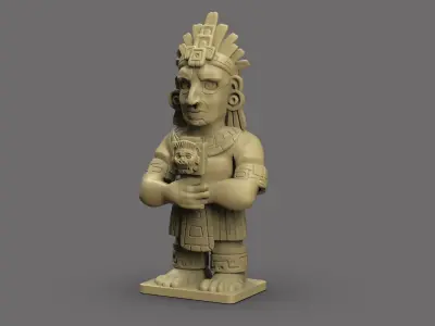 Mayan Figurine 3D print model