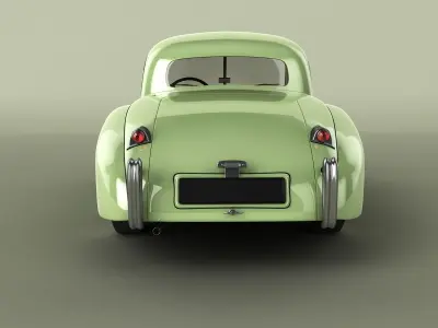 Jaguar XK120 Coupe 3D model