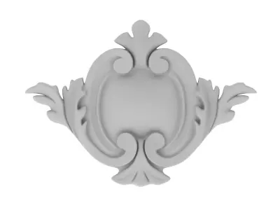 Cartouche Ornament 029 3D model