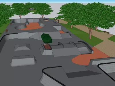 Skatepark 2025 3D model