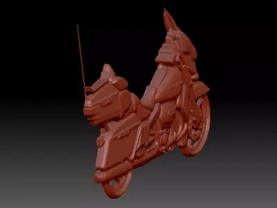 Motorcycle 3D print model