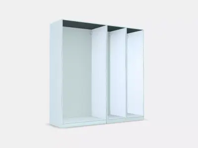 PAX 3 wardrobe frames 3 Low-poly 3D model