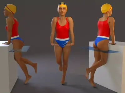 Swwimming Pool Female BCC 2130 007 3D model