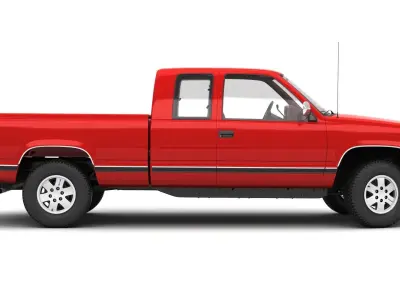 GENERIC PICKUP TRUCK 25 3D model