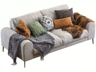 Joy sofa 200 cm 3D model