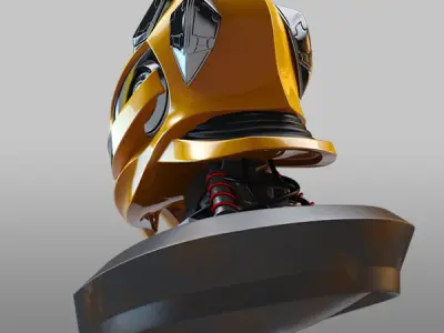 Bumblebee battle head transformers 4 3D model
