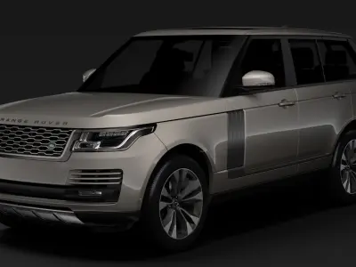 Range Rover Supercharged L405 2018 3D model