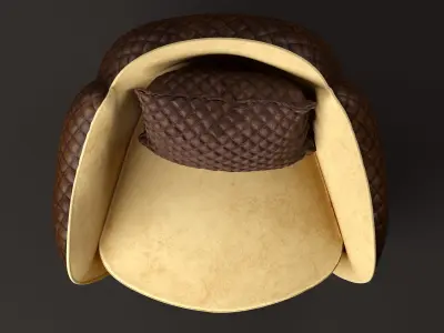 Armchair AUDREY Italy 3D model