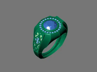 STL 3DM Gents Rings Ready Models Mens Rings 3D print model 3D print model