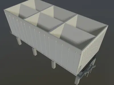 Industrial building 2023-0005 3D model