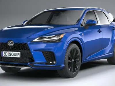 Lexus RX 500 2023 3D model