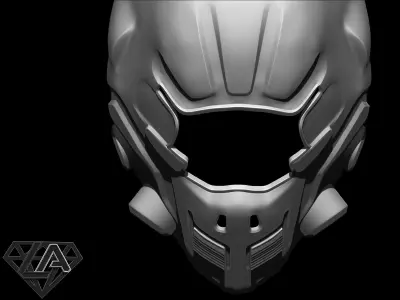 SCI-FI Guardian custom helmet Free 3D print model