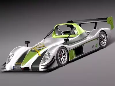 Radical SR8 2012 race car 3D model