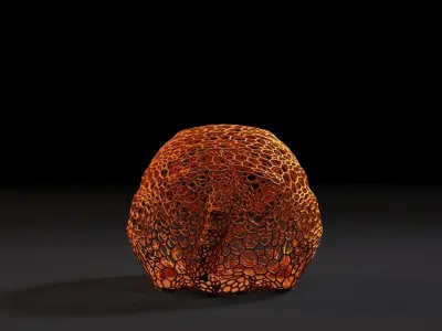 Tiger ball 3D print model