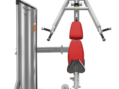 HD-3300 chest press machine 3D model