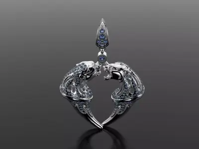 Magerit Vinculo pendant 3D print model