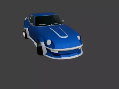 Datsun 280Z Low-poly 3D model