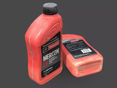 Transmission Fluid Bottle 3D model