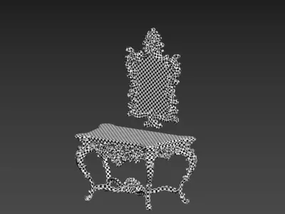 table classic 3D model