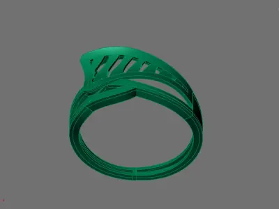 Women Ring Plain Ring Ready STL 3DM Models Womens Rings 3D print model 30