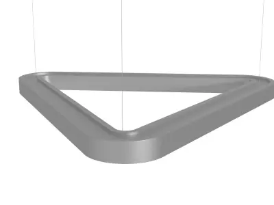 Triangular Hanging Light Free 3D model