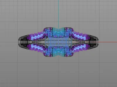 Princess Cut Engagement Ring 3D print model