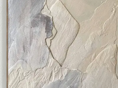 Plaster Two Photo Frame 257 Low-poly 3D model