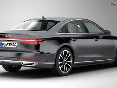 Audi A8 2018 3D model