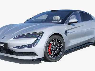 2025 BYD YangWang U7 EV 3D model