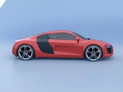 Audi R8 Sports Car 3D model