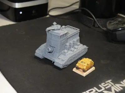 WAR-ENGINS of the Armageddon set 5 HQ Leviathan  3D print model