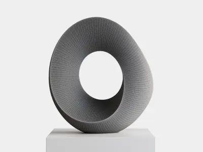 Abstract sculpture by Mari-Ruth Oda 3D model