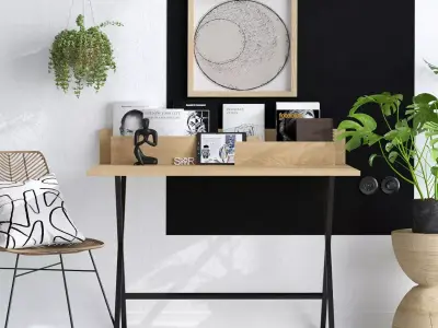 CORONA SCENE 14-Home Office 3D model