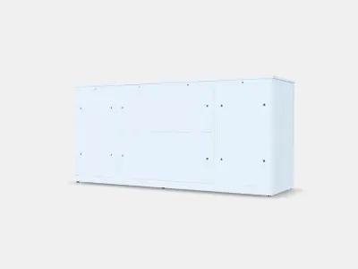 NORDLI Chest of 9 drawers Low-poly 3D model