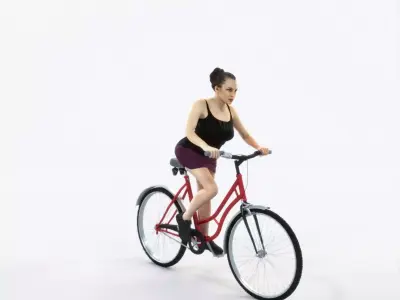 Dream 01I bicycle bike Sports Woman Low-poly 3D model