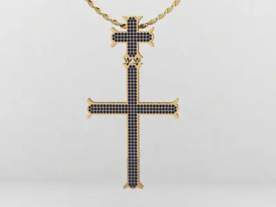 Cross Gorgeous and graceful modern  3D print model