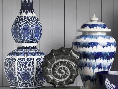 Williams-Sonoma Home decor set 2 3D model