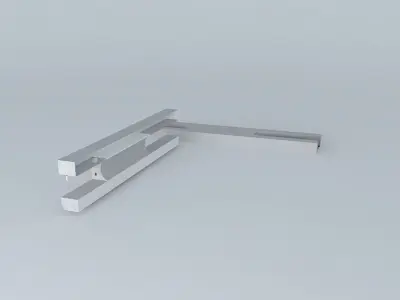 tunnel stainless steel shelf Free 3D model